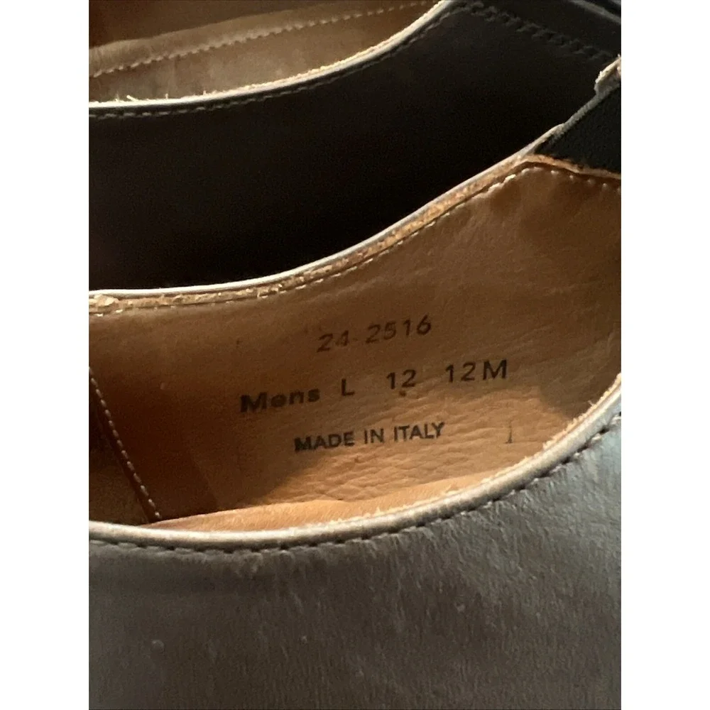Johnston & Murphy Handcrafted In Italy Monk  Toe Chestnut Size 12M